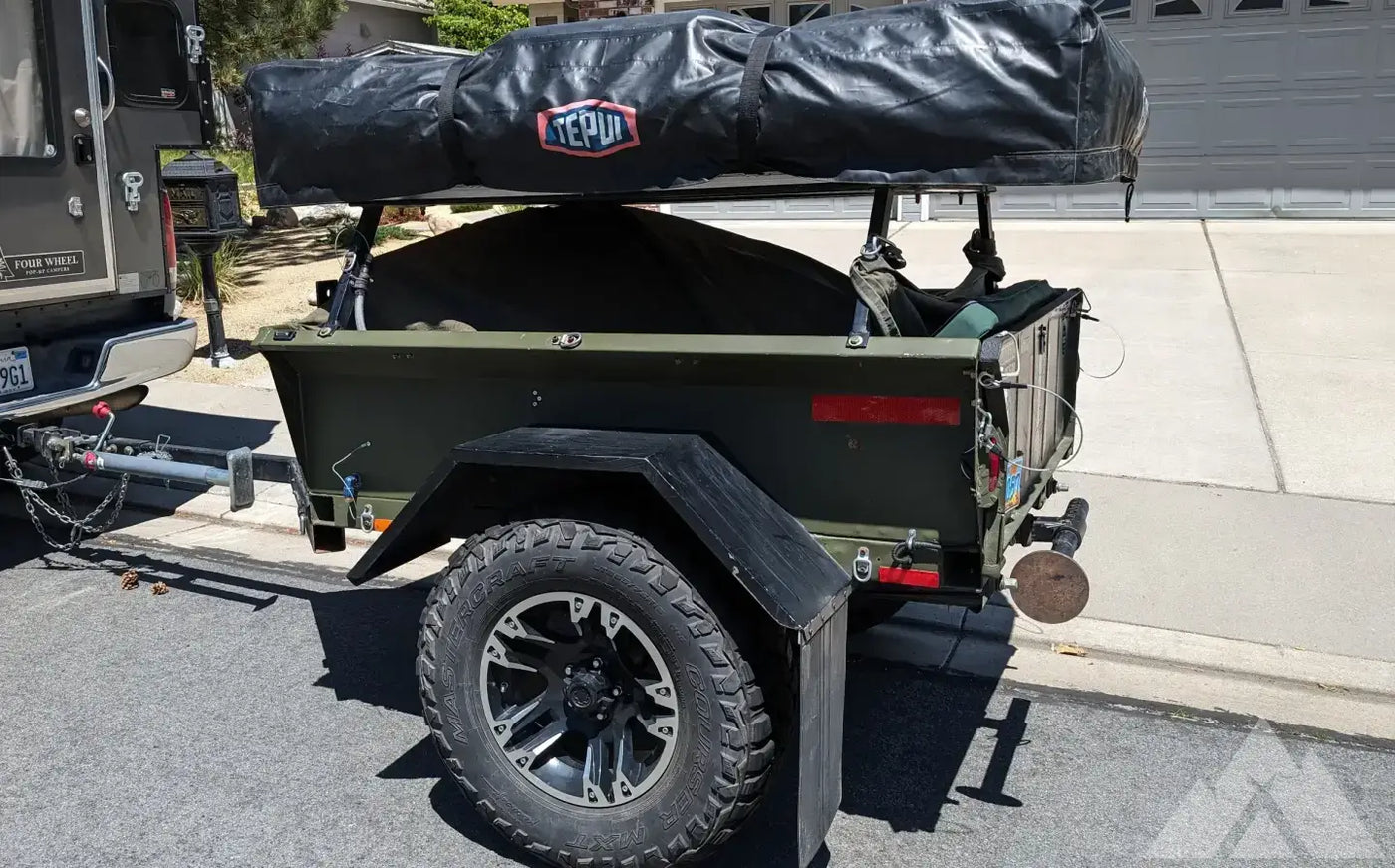 Overland Trailer with Tepui Roof Top - $4,000 — used overland trailer for sale in Santa Barbara, CA (photo 2) — photo 2
