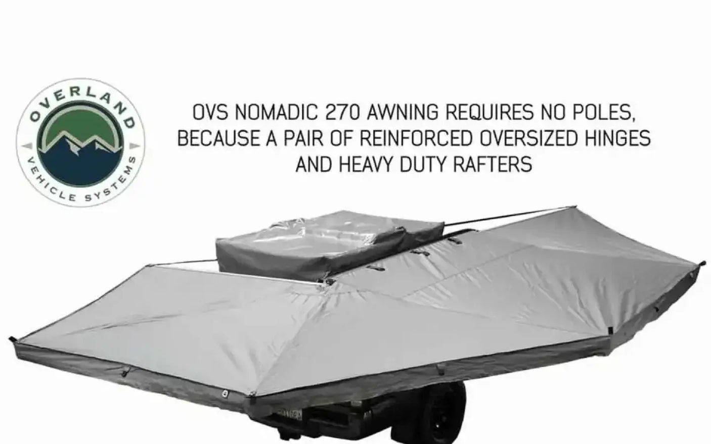 Overland Vehicle Systems HD Nomadic 270 Awning — new camp awnings for sale (photo 2)