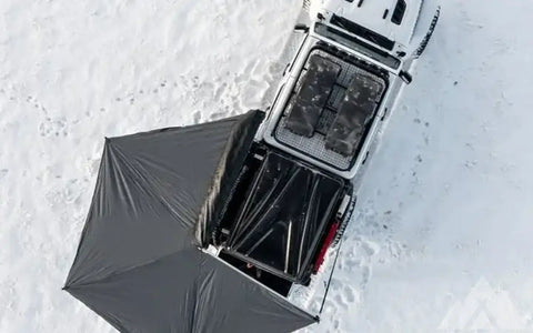 OVS Nomadic 270 LT awning with mounting brackets