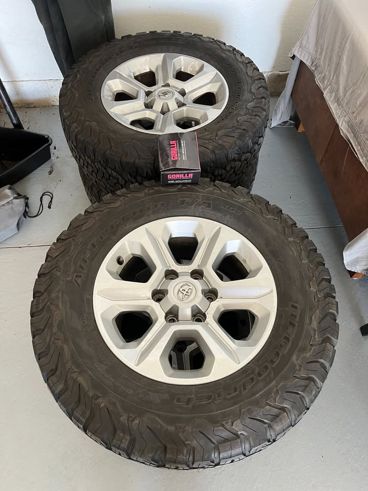 BFGoodrich KO2 tires and Toyota 17in wheel package in Broomfield, CO (photo 2) — photo 2