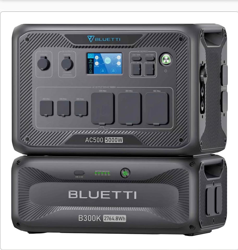 BLUETTI AC500 Portable Power Station with B300K Expansion Battery in Yakima, WA (photo 1) — photo 1
