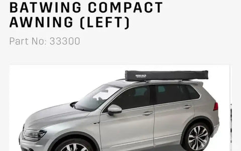Passenger Side Rhino Rack Batwing Compact Awning