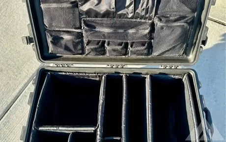 Pelican 1650 Case with dividers and lid storage. — used cases & cargo boxes for sale