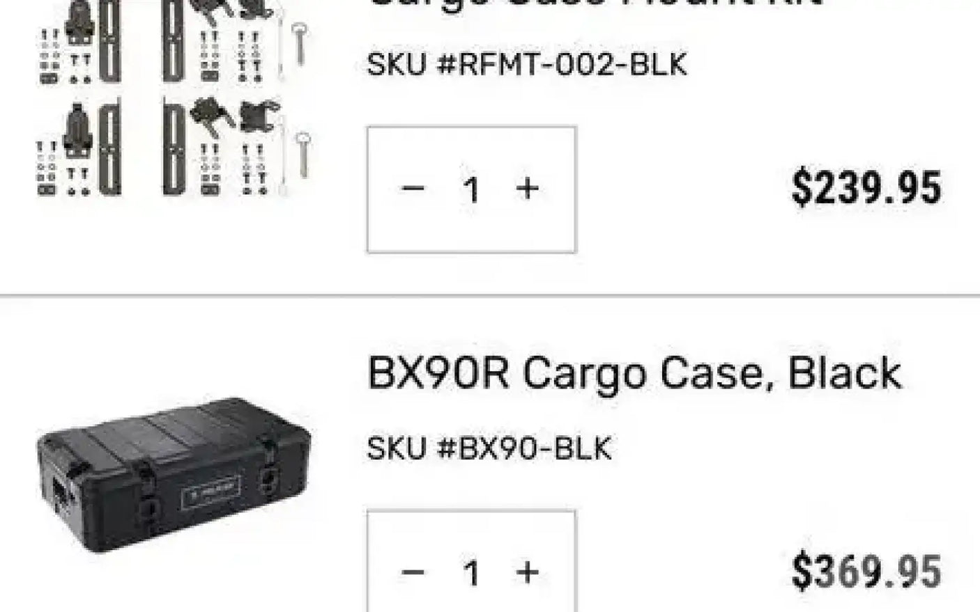 Pelican Bx90R Overland Storage Case — new cases & cargo boxes for sale (photo 2)
