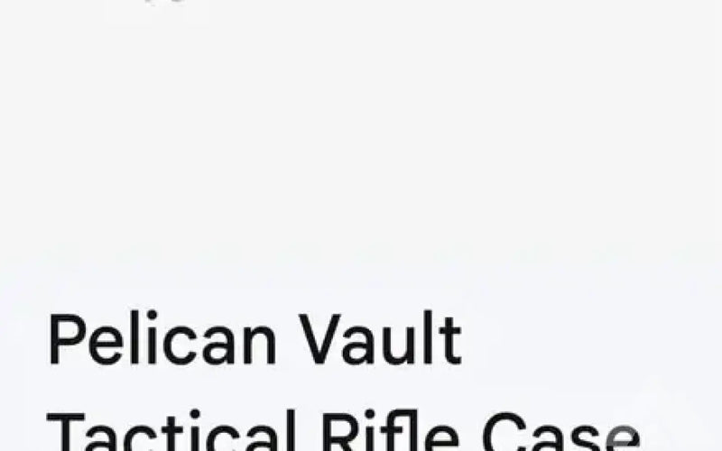 Pelican Vault Tactical Rifle Case — used cases & cargo boxes for sale (photo 9) — photo 9