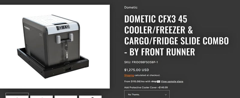 Dometic CFX Fridge Cooler Slide Combo in Fresno, CA (photo 1) — photo 1