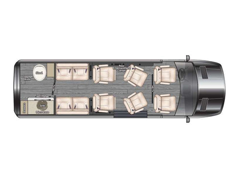 2025 Mercedes Ultimate Coach: 10 Seats, Wi-Fi, Bath, Smart TV — photo 3