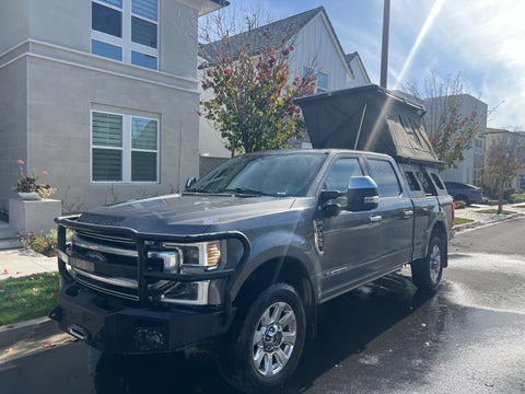 F350 Platinum with rooftop tent — photo 2