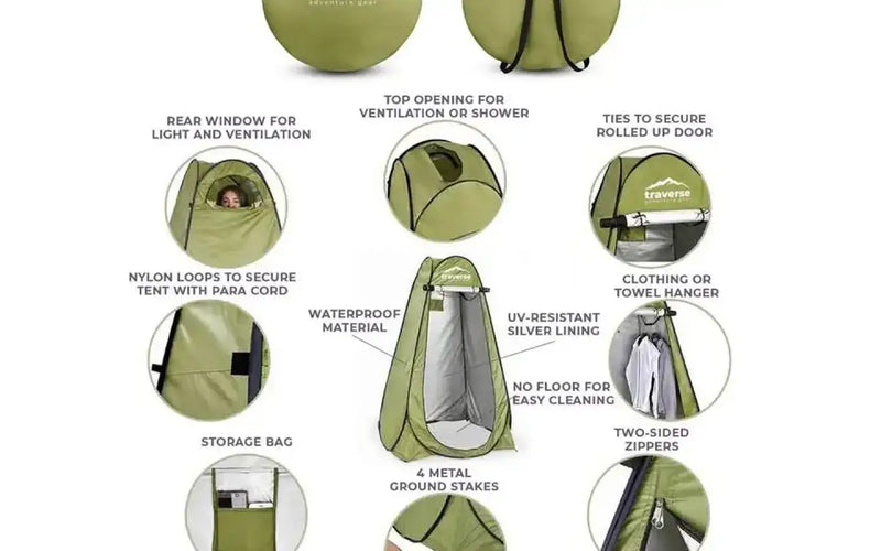 Popup Privacy Tent — new showers & toilets for sale (photo 2) — photo 2