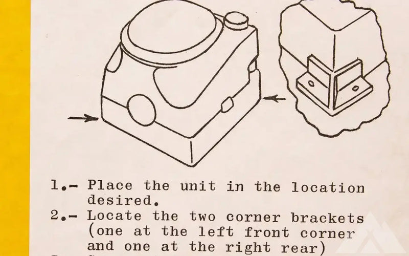 Porta Potti & Tota Toilet Owners Manuals - 4 p — used showers & toilets for sale (photo 2) — photo 2