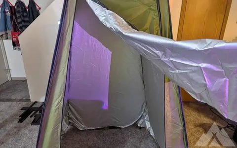 Portable shower tent