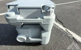 Portable Toilet 6.6 Gallon 20L Flush Travel Campin — new showers & toilets for sale (photo 2)