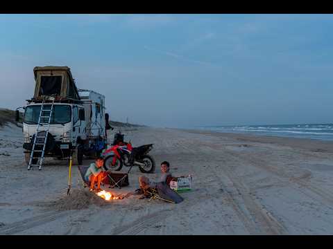 2021 Isuzu NPR Crew Cab 4x4 Overland Family Expedition Rig — walk-through video — video