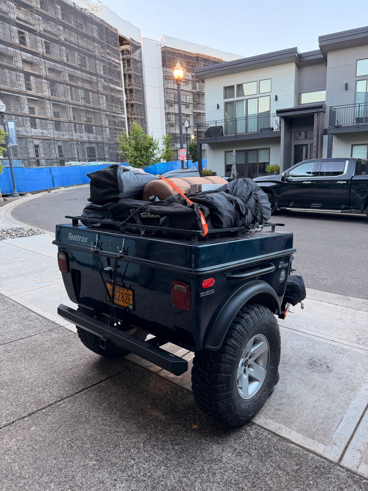 This Tentrax utility trailer, packed with gear, is an ideal add-on for your next RV rental adventure. — photo 15