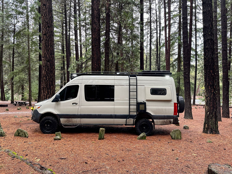Adventure-ready tan camper van — photo 1