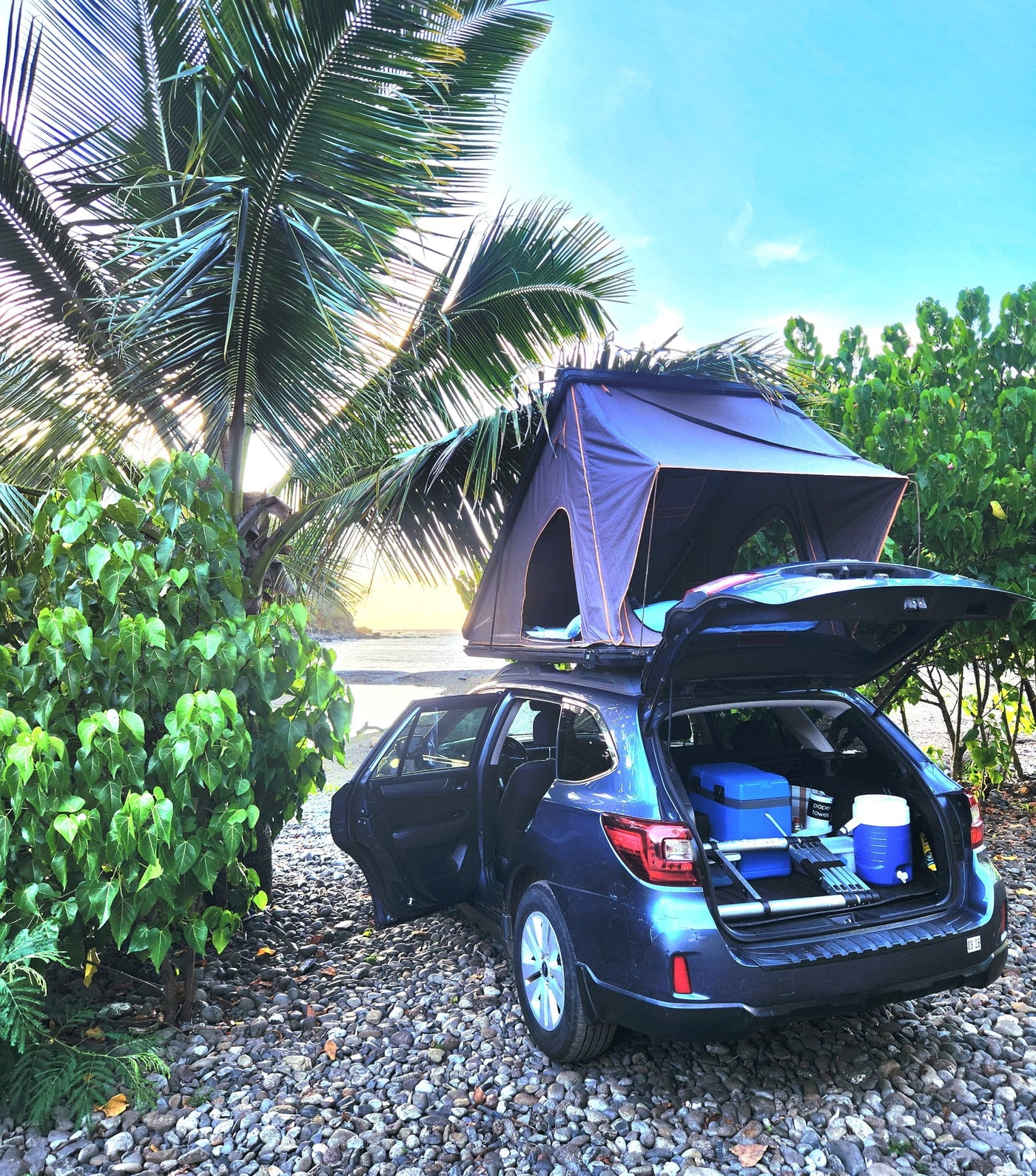 This rv rental ready Subaru with a rooftop tent — photo 1