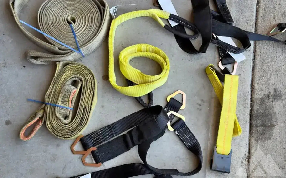 Push-straps for recovery, various — used gear for sale