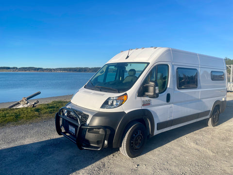 "Ramrod" 2022 Promaster, 3-4 days off grid! Hot shower! Luxury Amenities overland rental