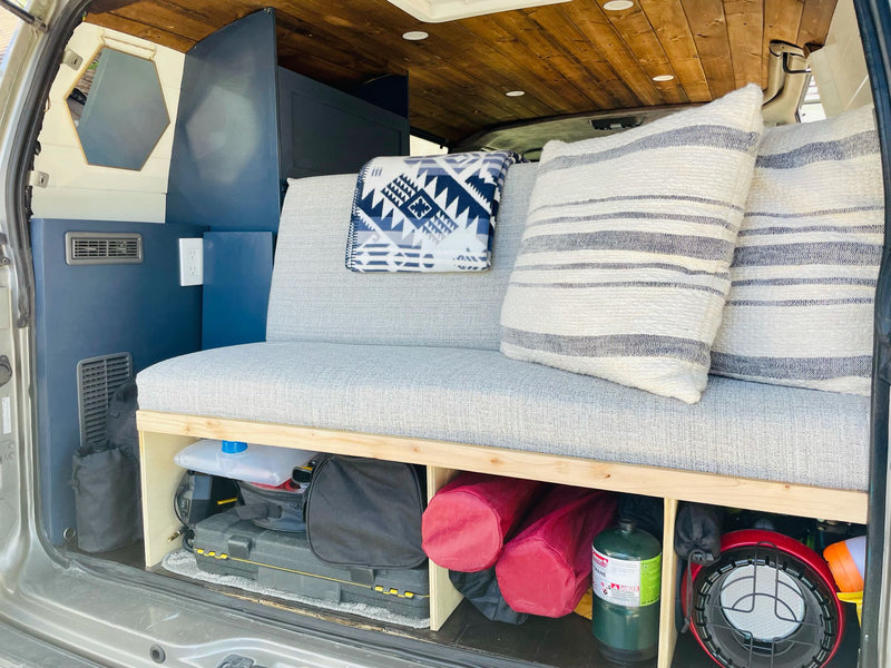  and wood accents. Enjoy comfy travels!|Compact rv rental kitchen: Kohler sink — photo 12