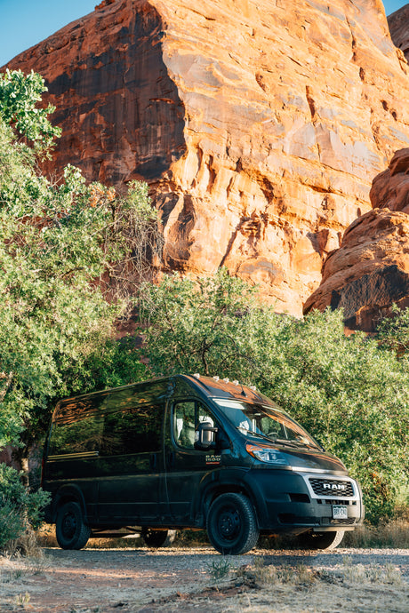The Happy Glamper Converted 2022 Ram Promaster #vanlife camper van