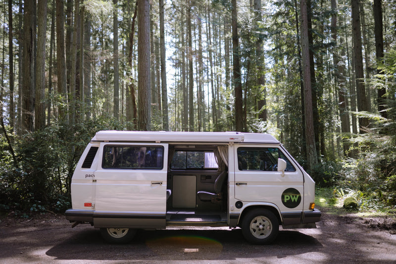  ready for adventure.|A cozy white VW Westfalia camper van — photo 4