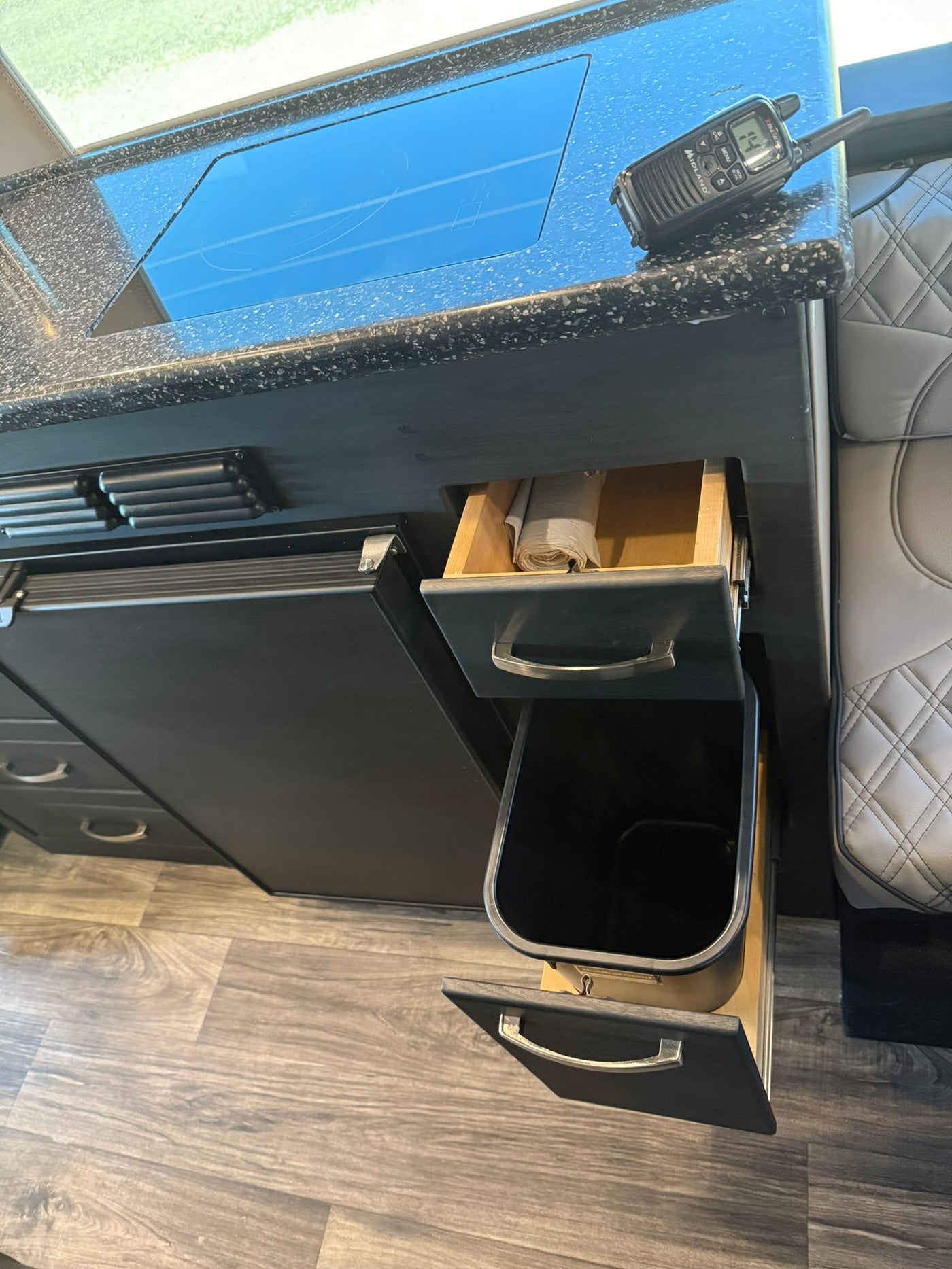  and massage modes.|Inside this upscale rv rental — photo 11