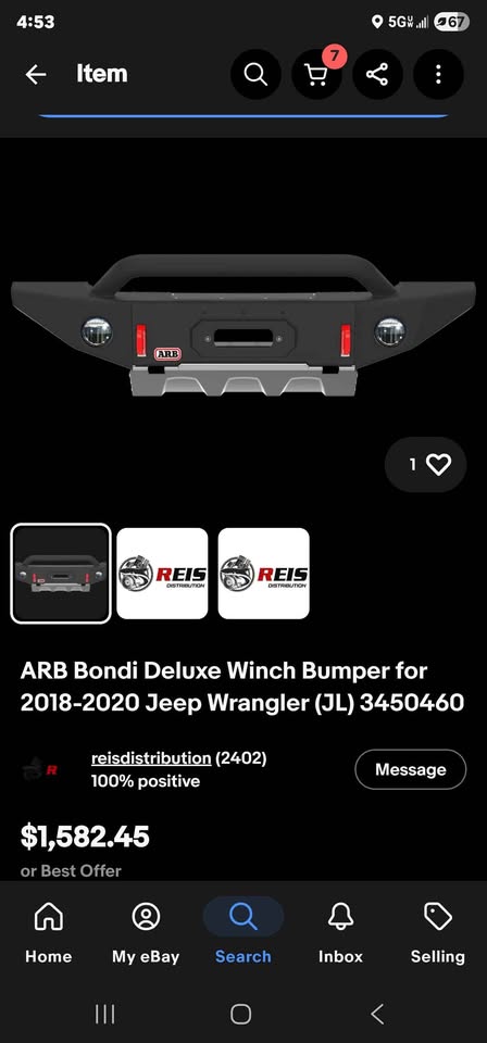 ARB Bondi Deluxe Winch Bumper for 2018-2020 Jeep Wrangler (JL) 3450460 in Corona, CA (photo 6)