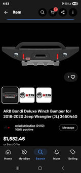 ARB Bondi Deluxe Winch Bumper for 2018-2020 Jeep Wrangler (JL) 3450460 in Corona, CA (photo 6)