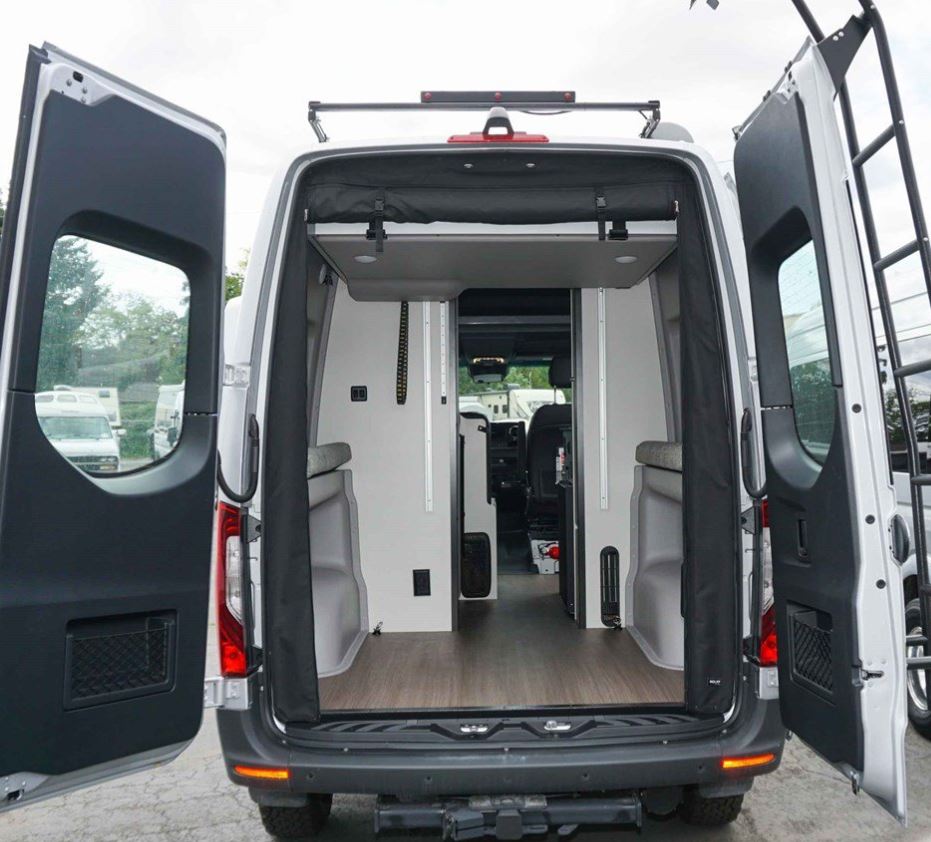  and rear seating.|Inside an RV rental — photo 4