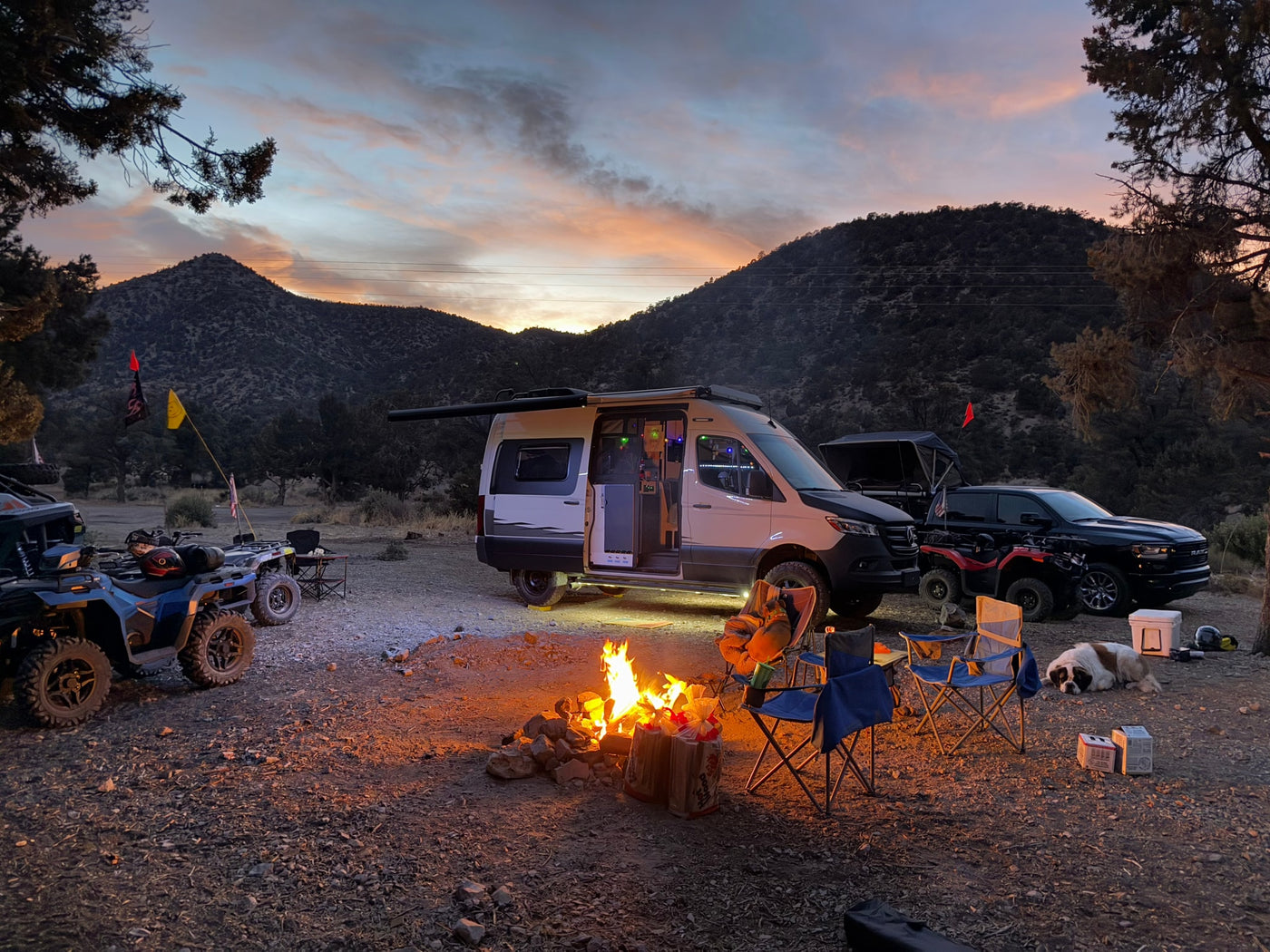  people by a campfire — photo 25