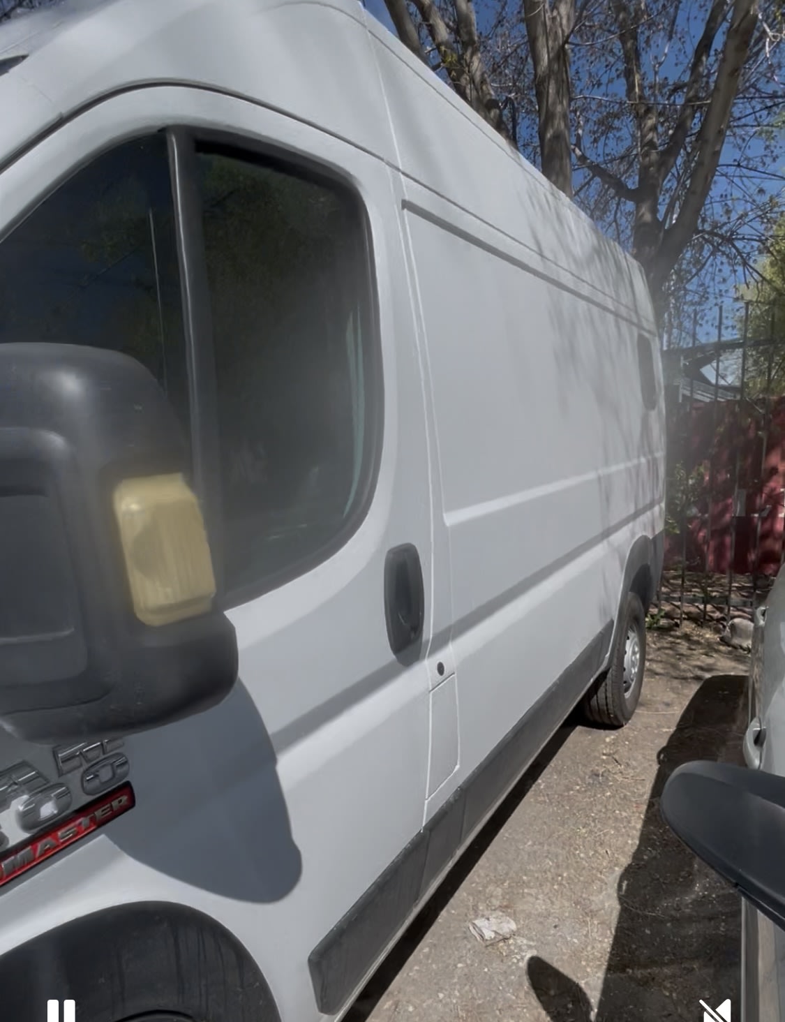  cloudy sky.|A white Ram ProMaster 1500 van — photo 5