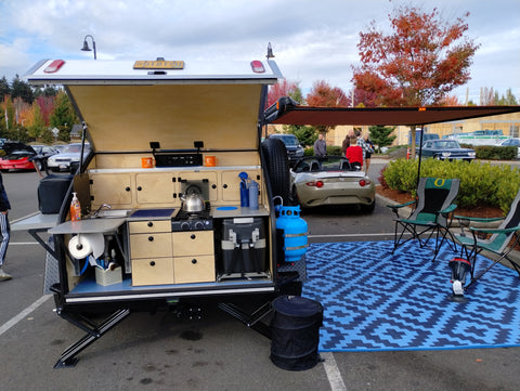 Adventure-Ready Teardrop Trailer – Glamp Off-Grid in Comfort! overland rental