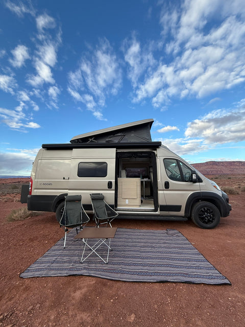 Vista Vagabond | Noovo Pop Campervan for 4 | Off-Grid + Starlink WiFi overland rental