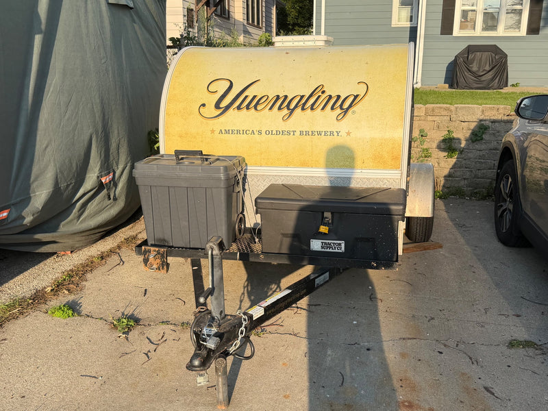  custom Yuengling beer-branded teardrop trailer — photo 2