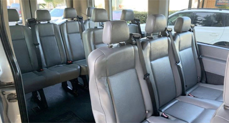 often part of an rv rental fleet.|Spacious interior of a passenger van available for rv rental — photo 4