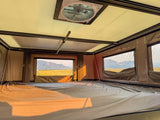  equipped with a rooftop tent