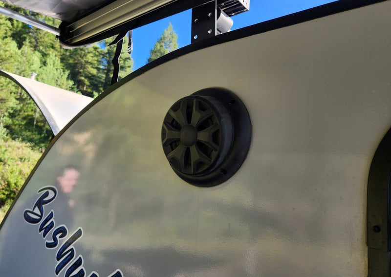 Outdoor speaker on a Bushwhacker RV, ready for your next rv rental camping trip. — photo 19