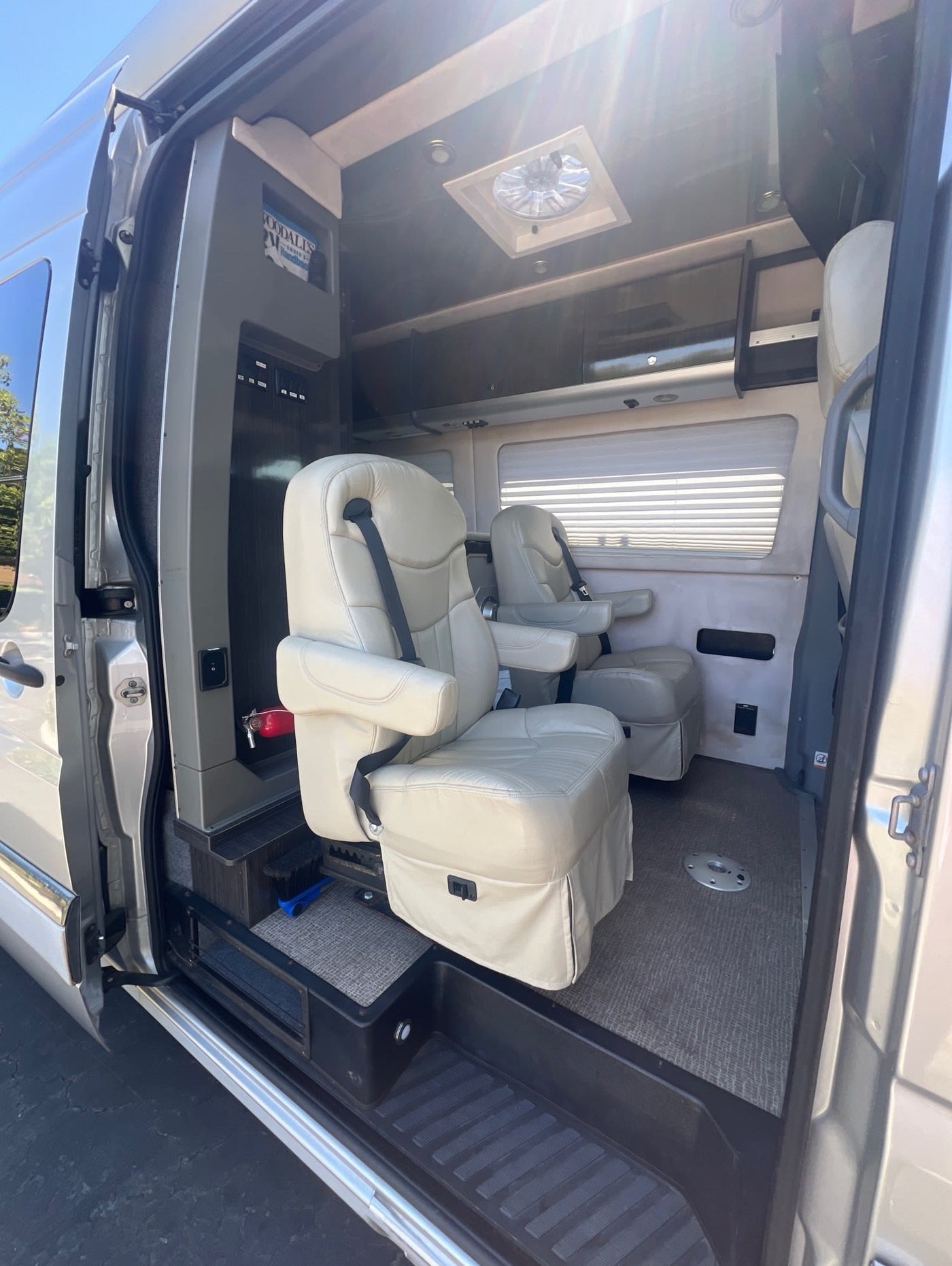  and ample space. Ready for adventure with Woodall's RV Handbook.|RV rental interior featuring two comfortable — photo 6
