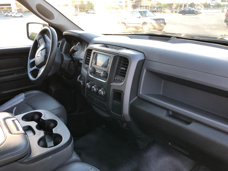 Driver's view from an RV rental truck: black dashboard — photo 1