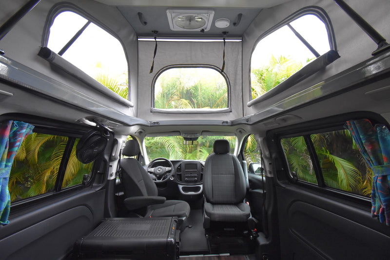  a grey pop-top camper van — photo 2