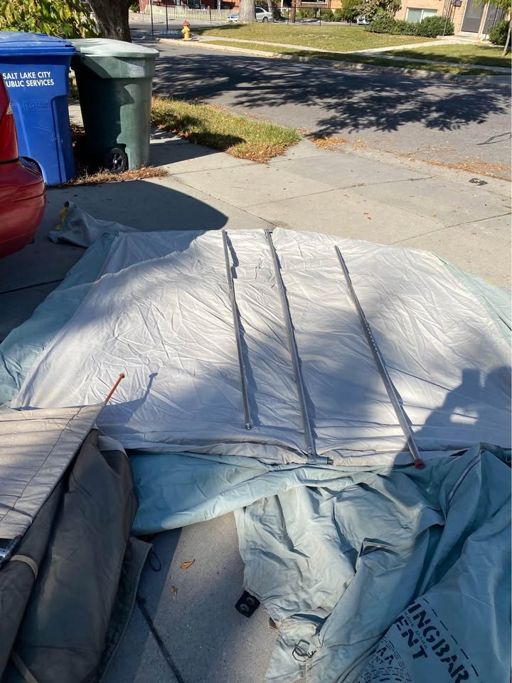 Vintage springbar tent main cabin 10’x8’ with 2 bedrooms detachable. Collectible no longer made by s in Salt Lake City, UT (photo 6)