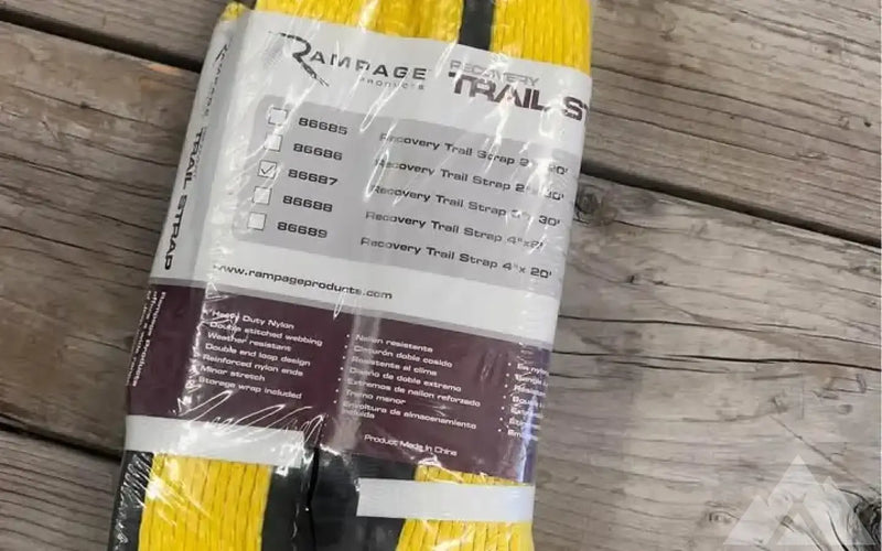 Rampage 3”x 30’ 30k lb recovery strap — new gear for sale (photo 2) — photo 2