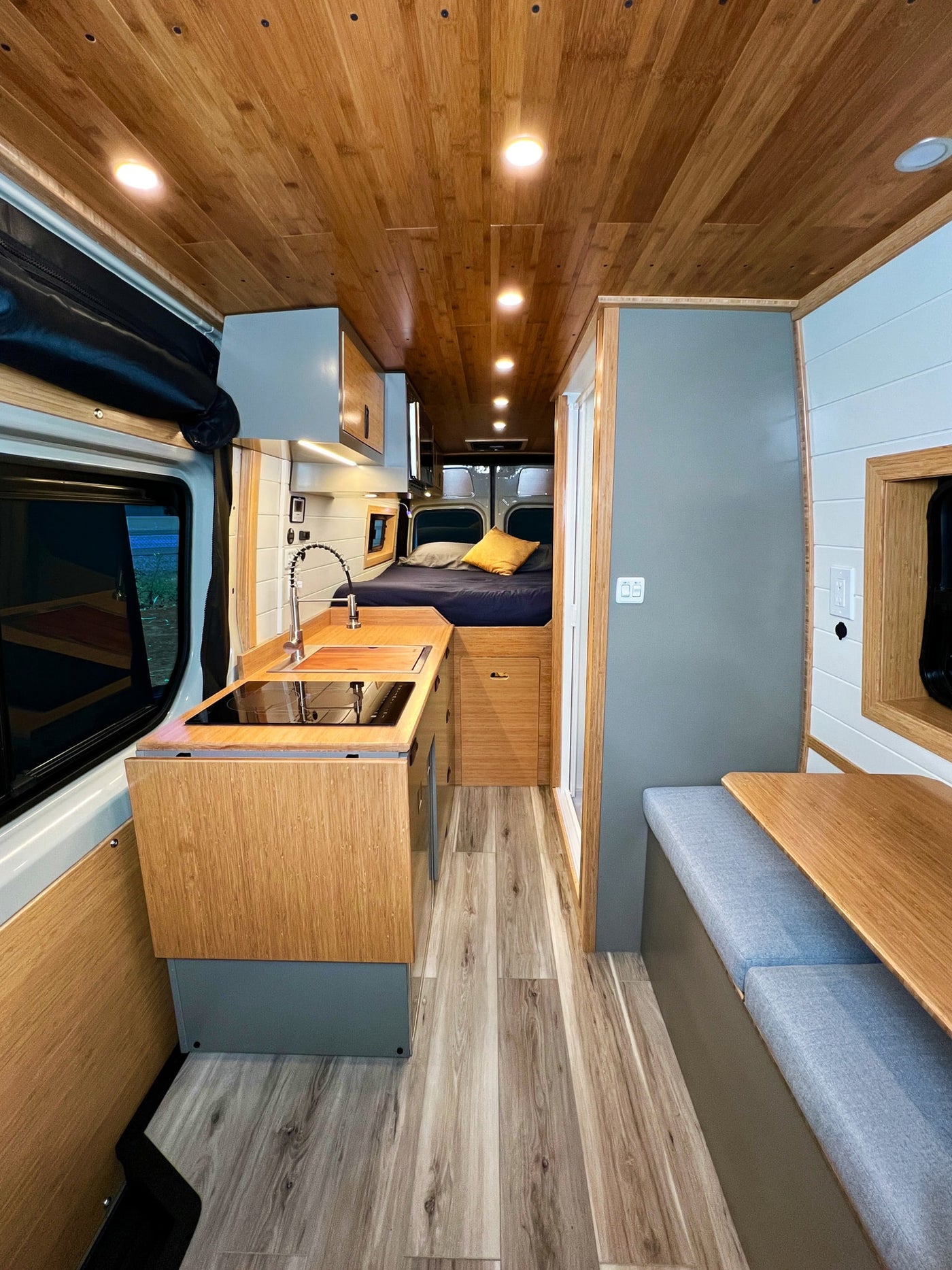  is ready for your RV rental adventure.|Open side door of an RV rental camper van — photo 4