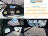 Experience Maui camping in this Roofnest Condor RV rental. Spacious interior, skylight, and ocean views from your roof top tent.