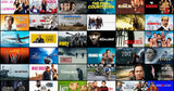 A grid of diverse movie and TV show covers, not for RV rental. Featuring films like 'Avatar,' 'Pearl Harbor,' and 'The Rock' for streaming.