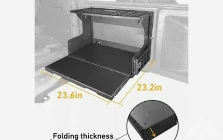 Rear door tailgate table & molle panel — new molle panels for sale (photo 4)