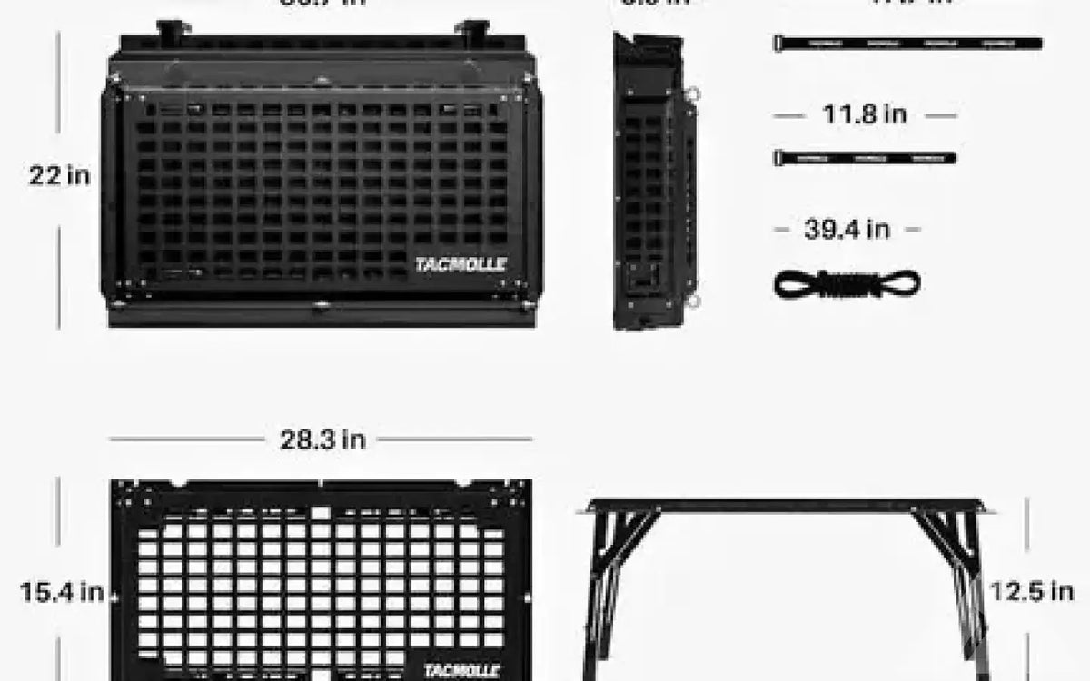 Rear Side Window Storage Box MOLLE Panel — new molle panels for sale (photo 2) — photo 2