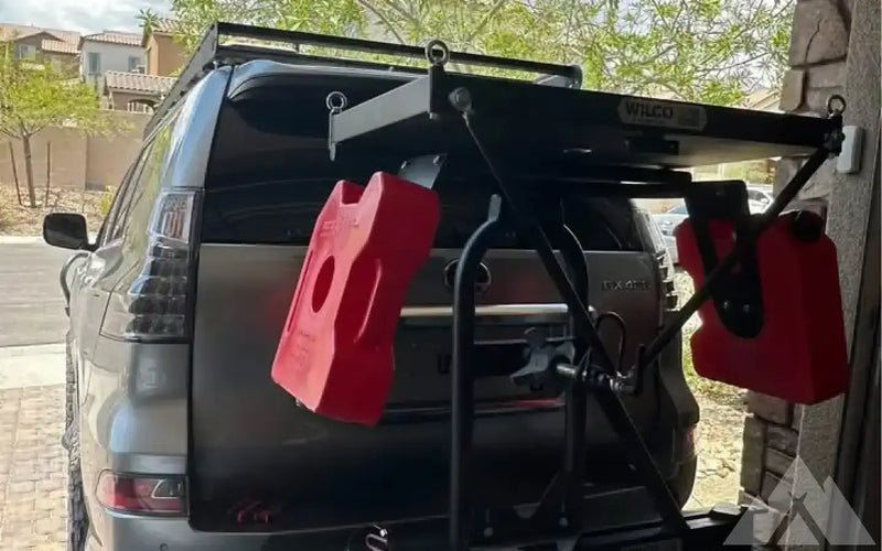 Rear tire hitch carrier with swing out — used tire carriers & swing outs for sale (photo 2) — photo 2