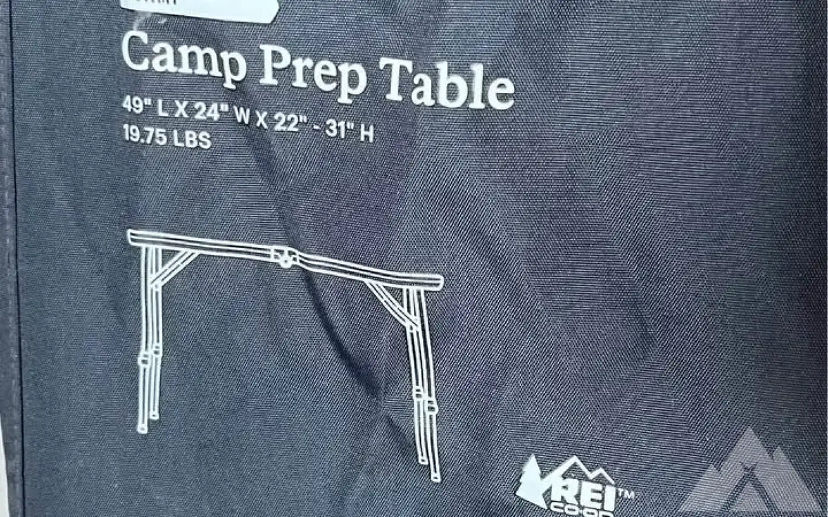 REI Adjustable Height Camp Table — used camp furniture for sale (photo 5) — photo 5