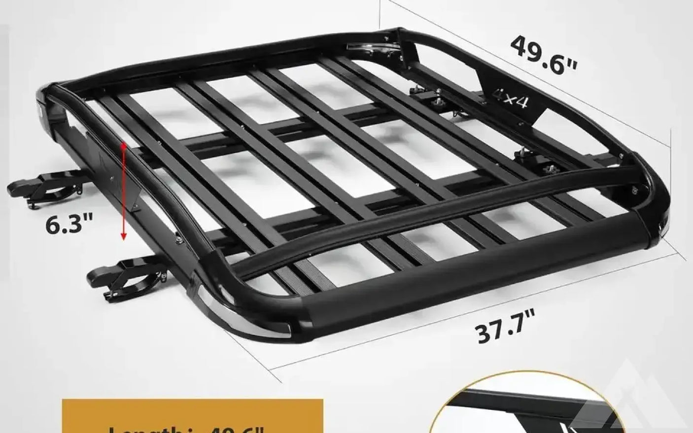 Rengue Roof Basket 49.6 x 37.7 x 6.3'' — new racks for sale (photo 2)